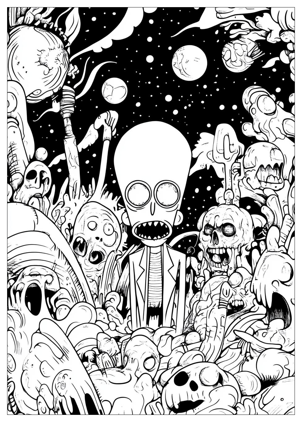 Rick And Morty Coloring Pages-13