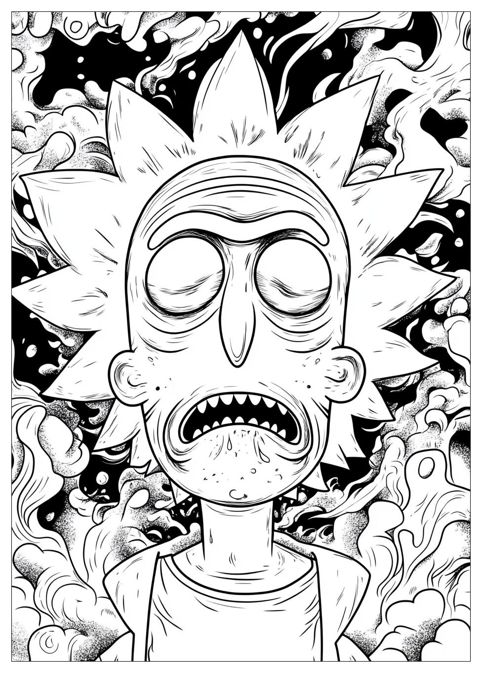 Rick And Morty Coloring Pages-14