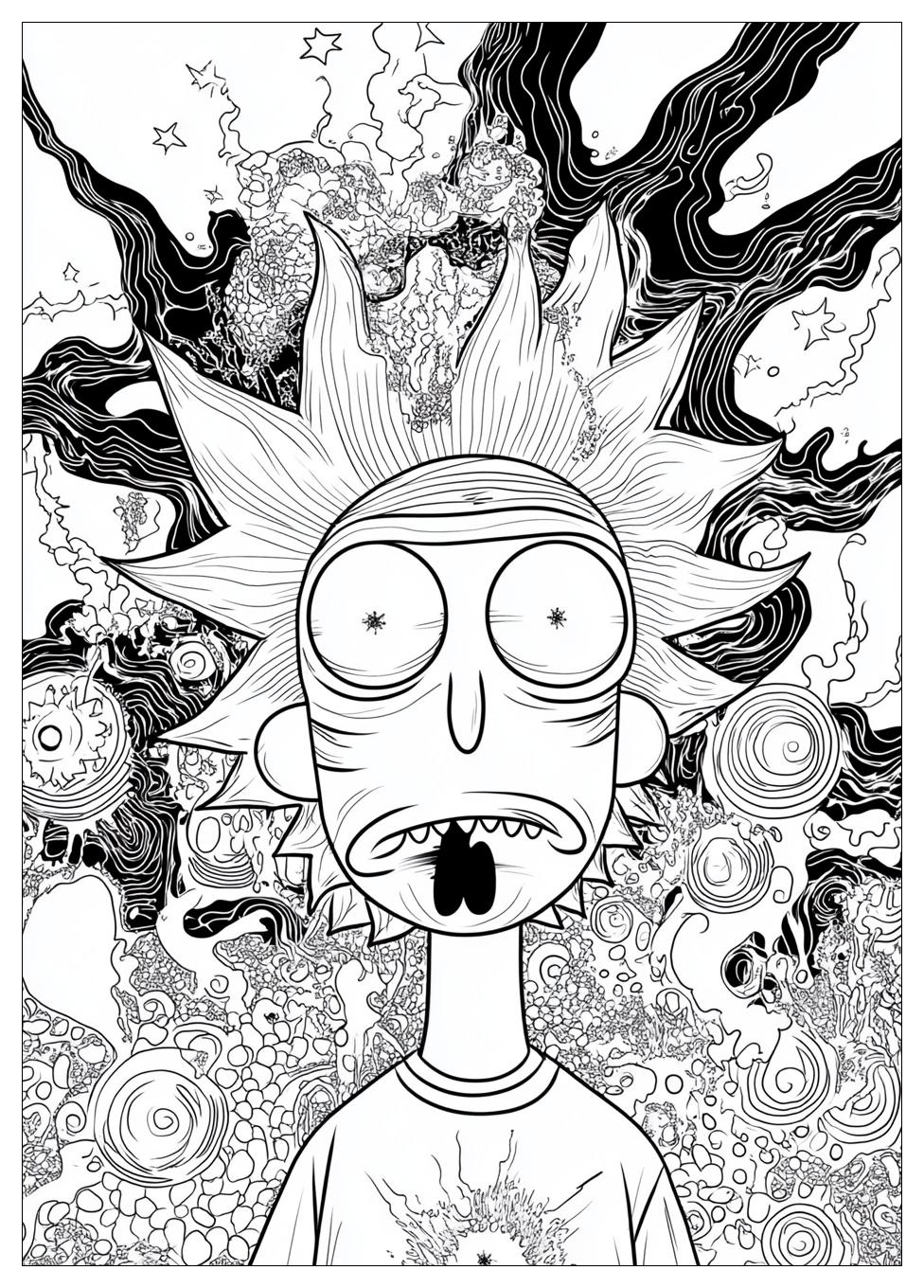 Rick And Morty Coloring Pages-17