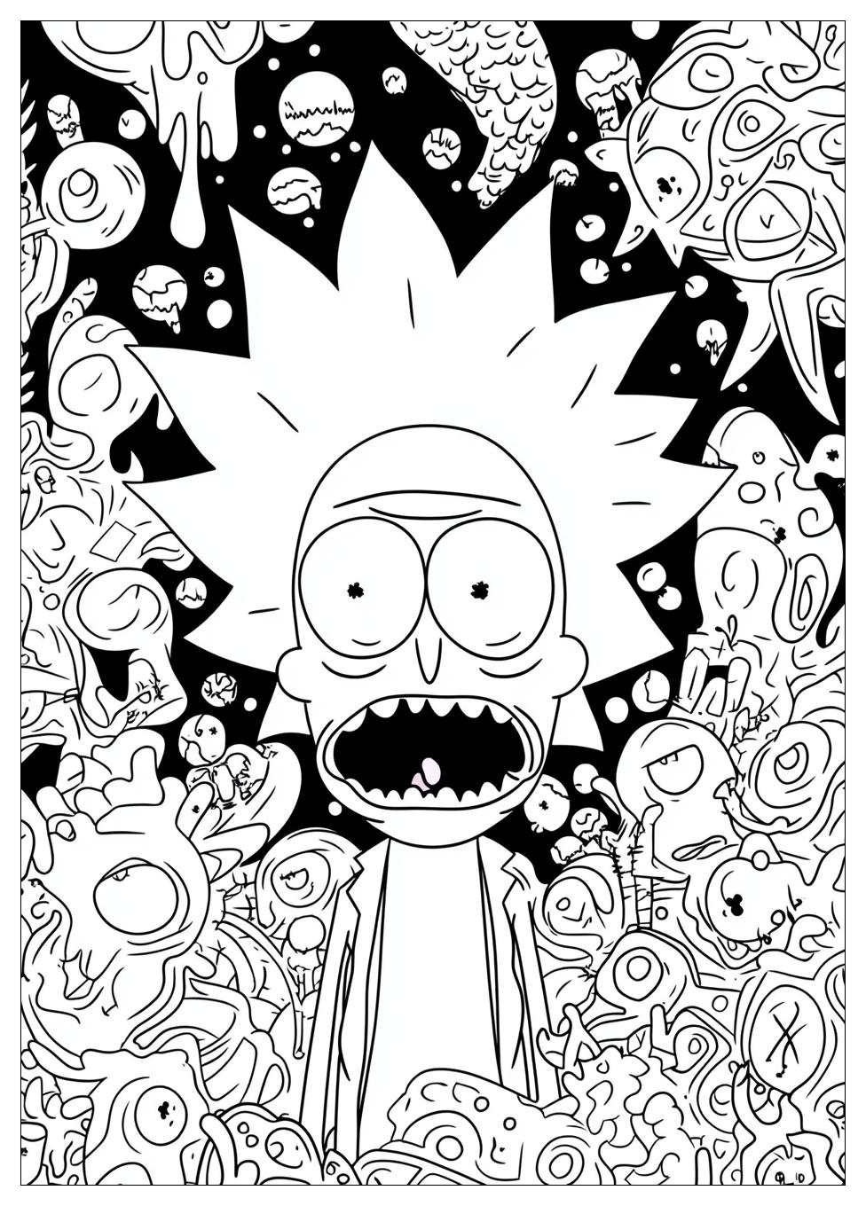 Rick And Morty Coloring Pages-19