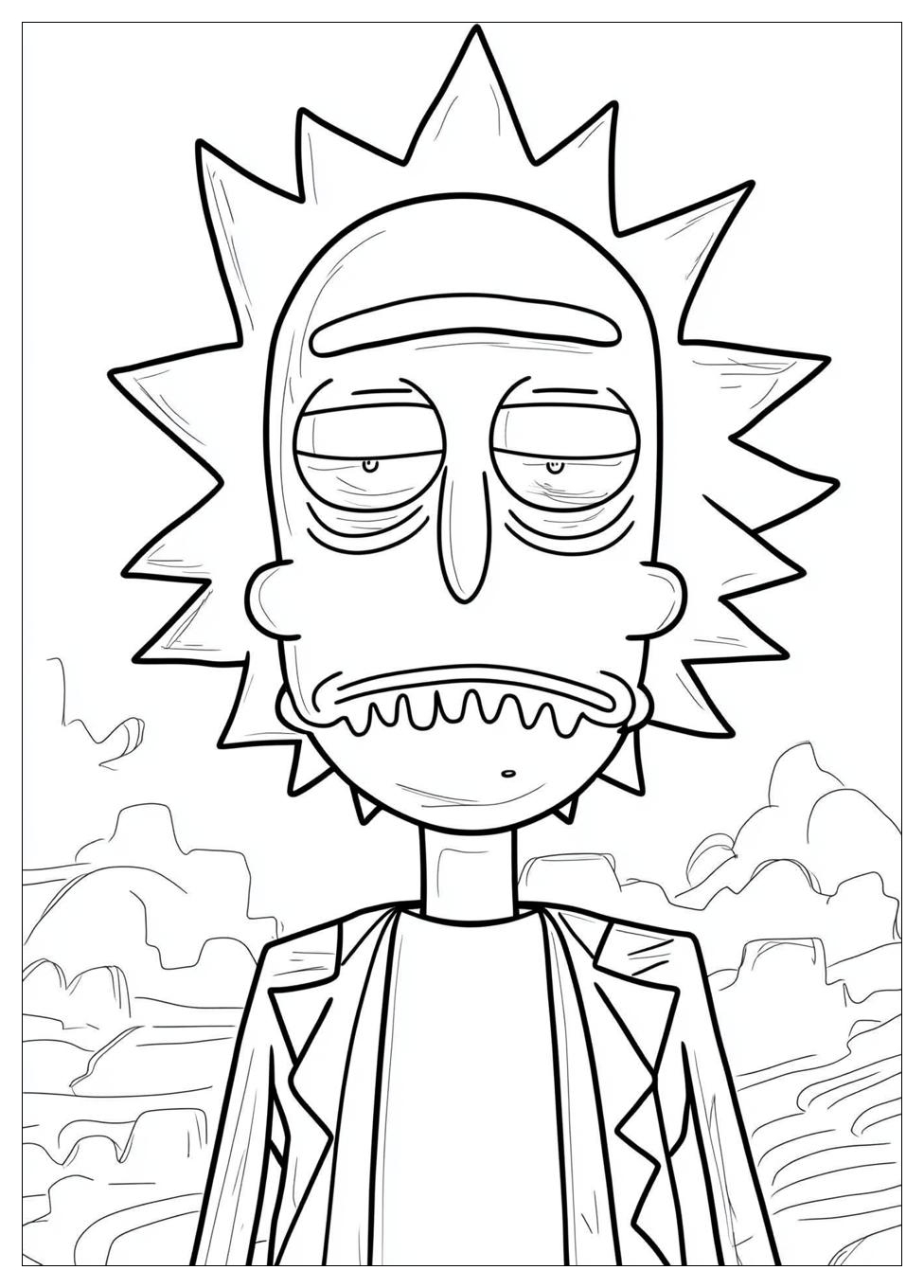 Rick And Morty Coloring Pages-2