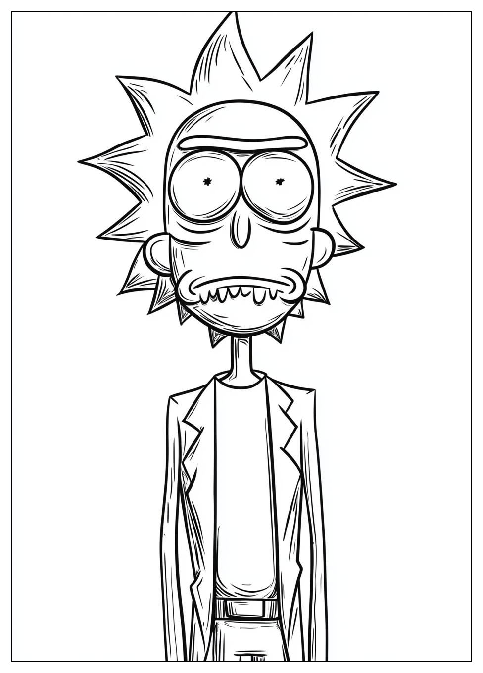Rick And Morty Coloring Pages-4