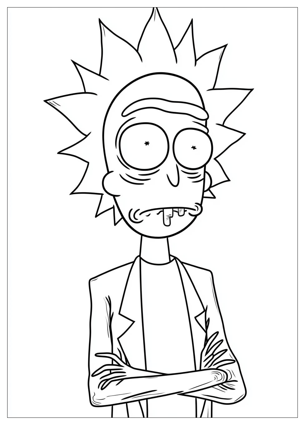Rick And Morty Coloring Pages-6