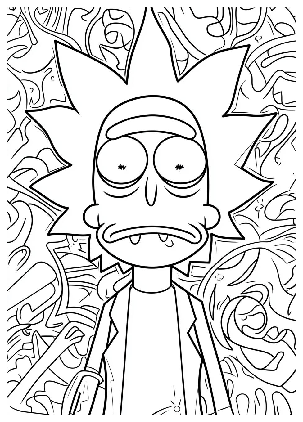 Rick And Morty Coloring Pages-9