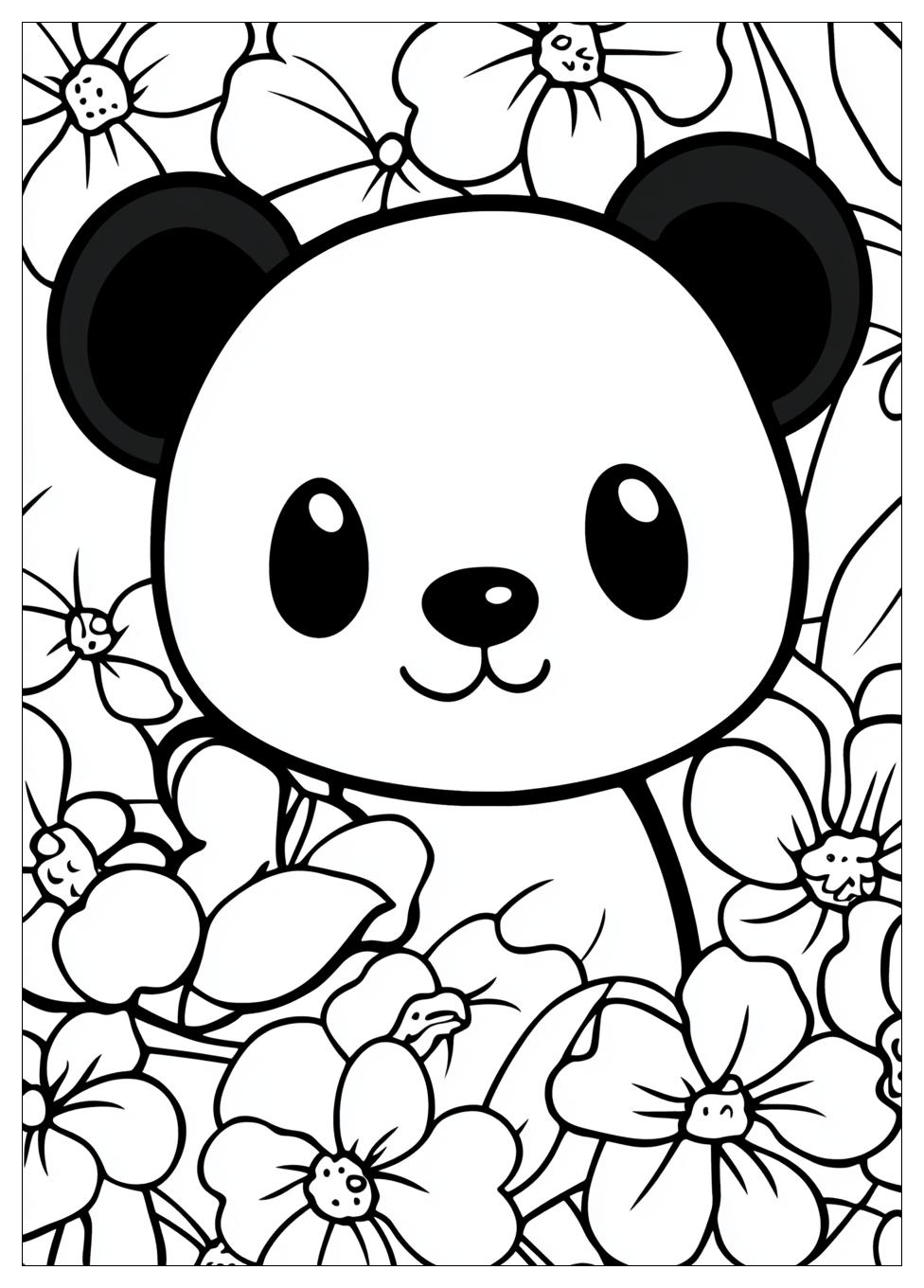 Rilakkuma Coloring Pages-1