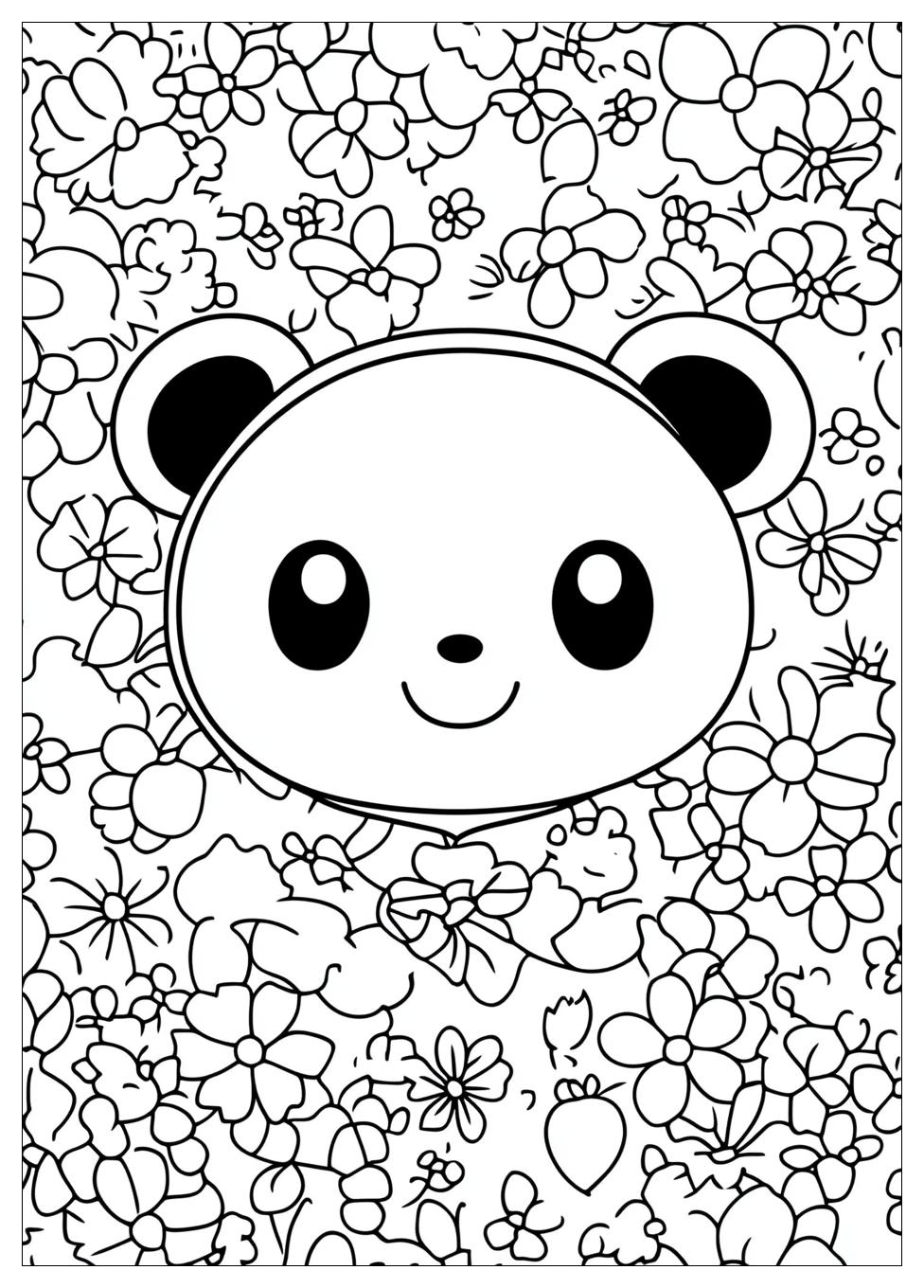 Rilakkuma Coloring Pages-11