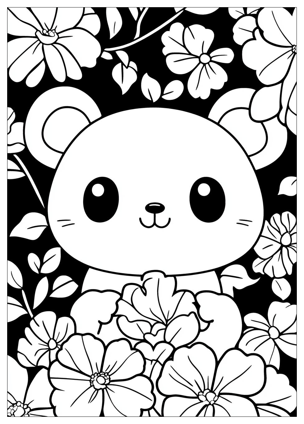 Rilakkuma Coloring Pages-12
