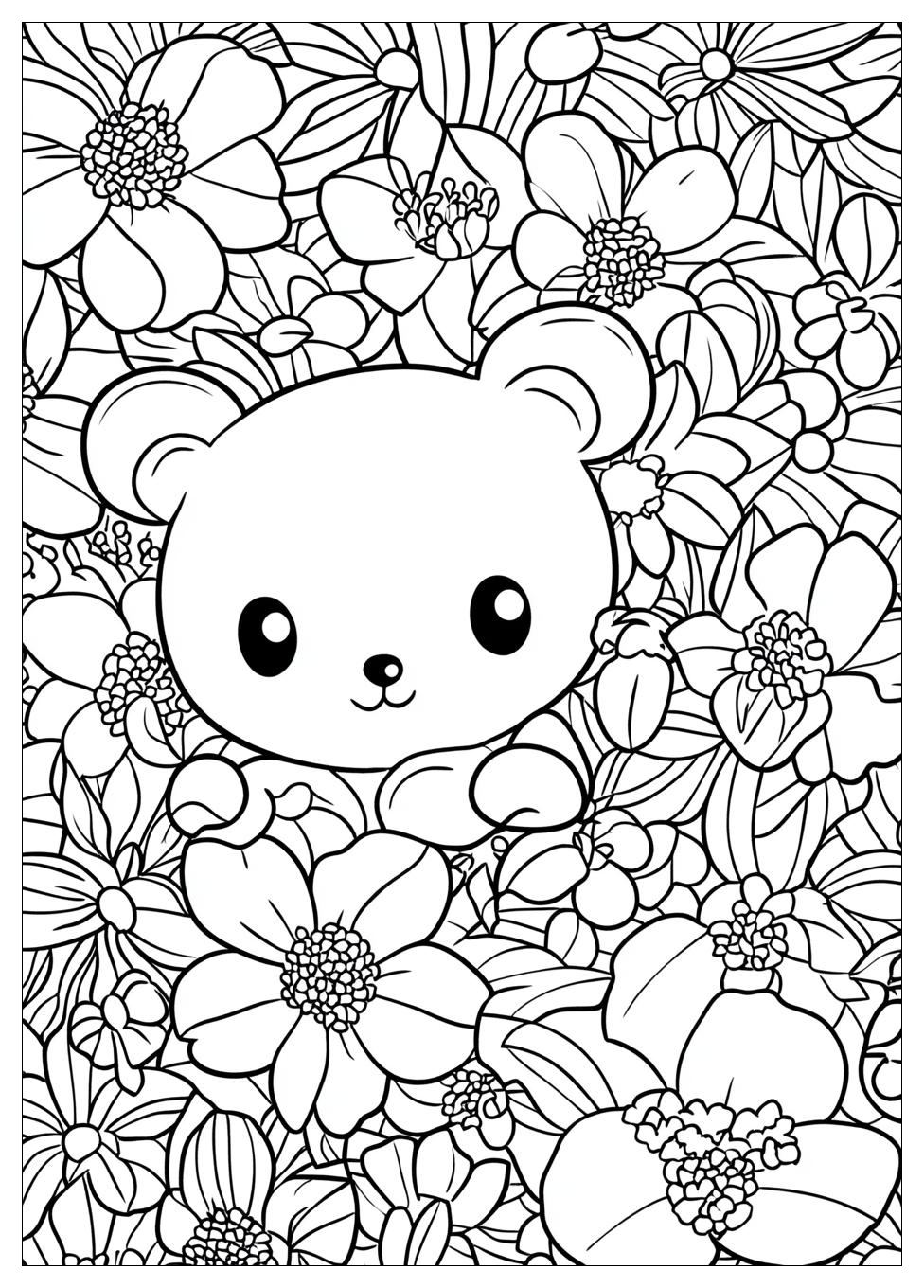 Rilakkuma Coloring Pages-14