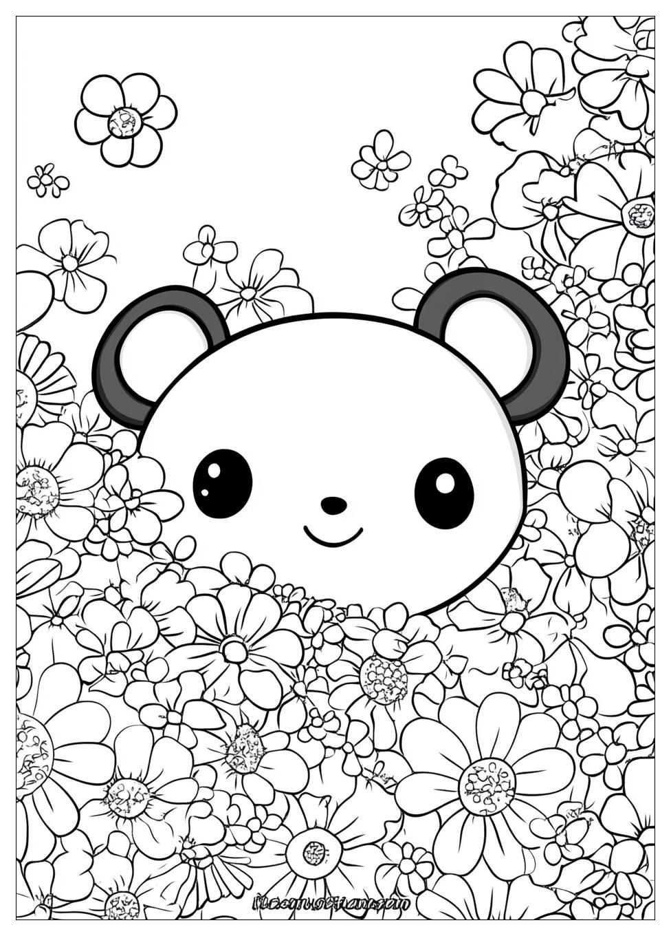 Rilakkuma Coloring Pages-15
