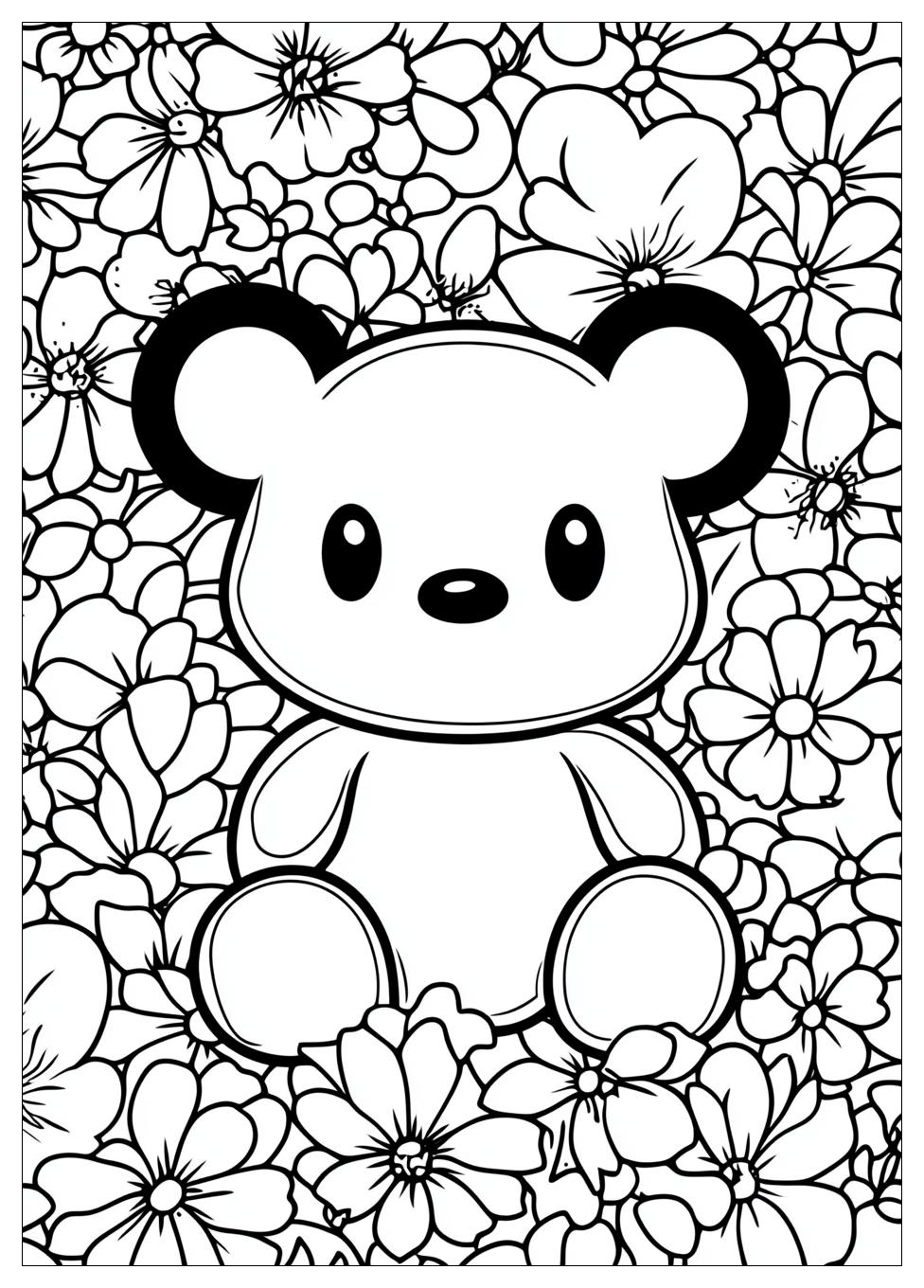 Rilakkuma Coloring Pages-19