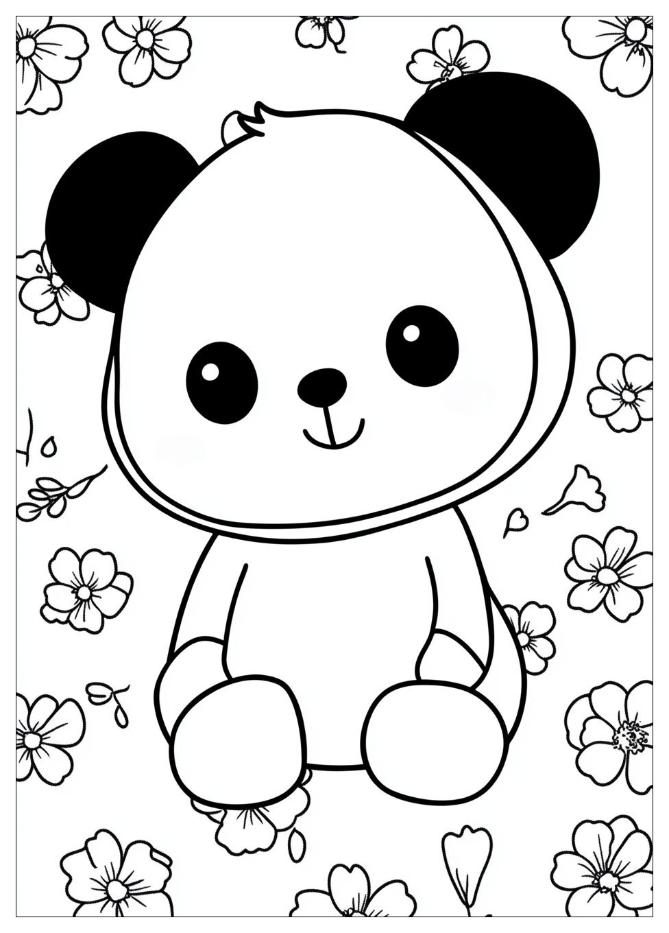 Rilakkuma Coloring Pages-2