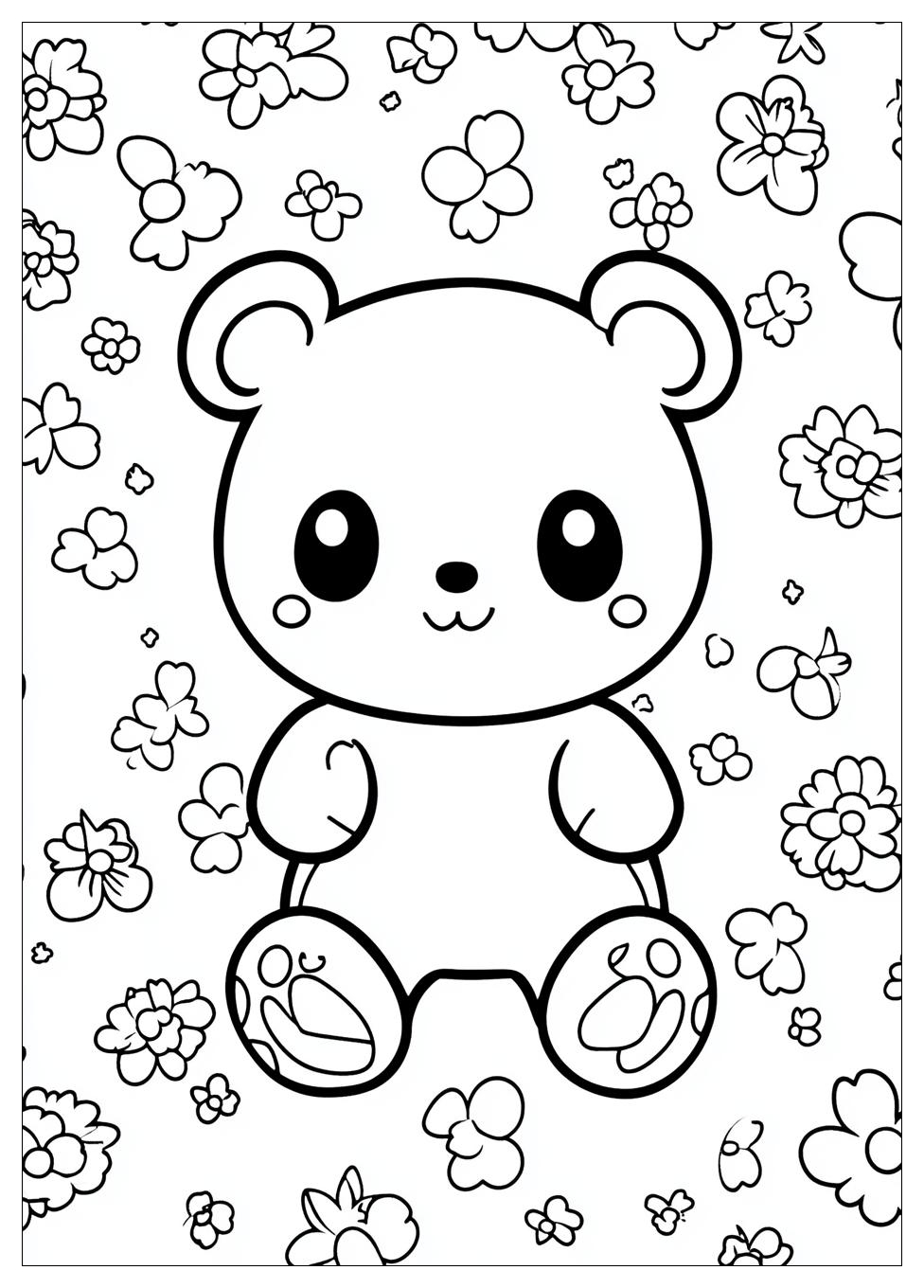 Rilakkuma Coloring Pages-4