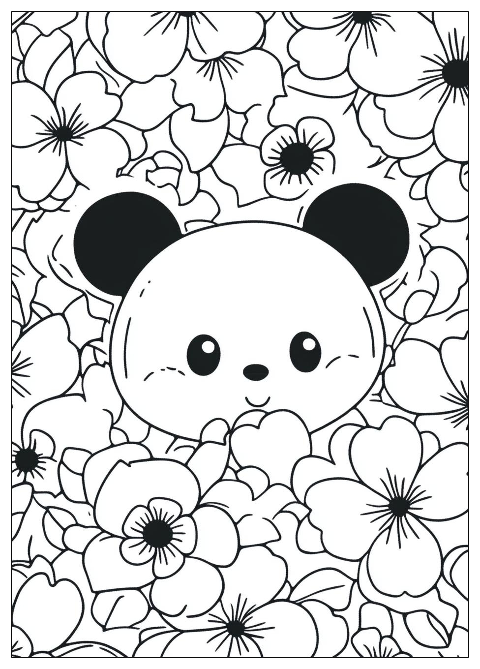 Rilakkuma Coloring Pages-5