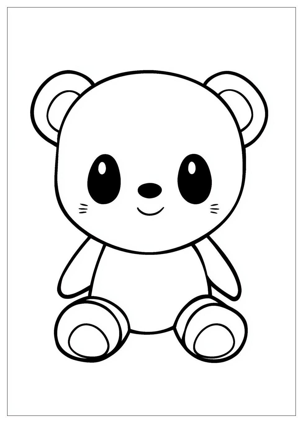 Rilakkuma Coloring Pages-6