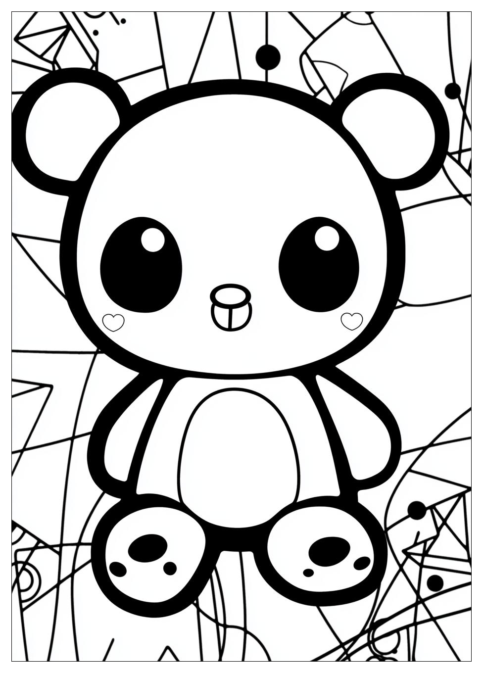 Rilakkuma Coloring Pages-9