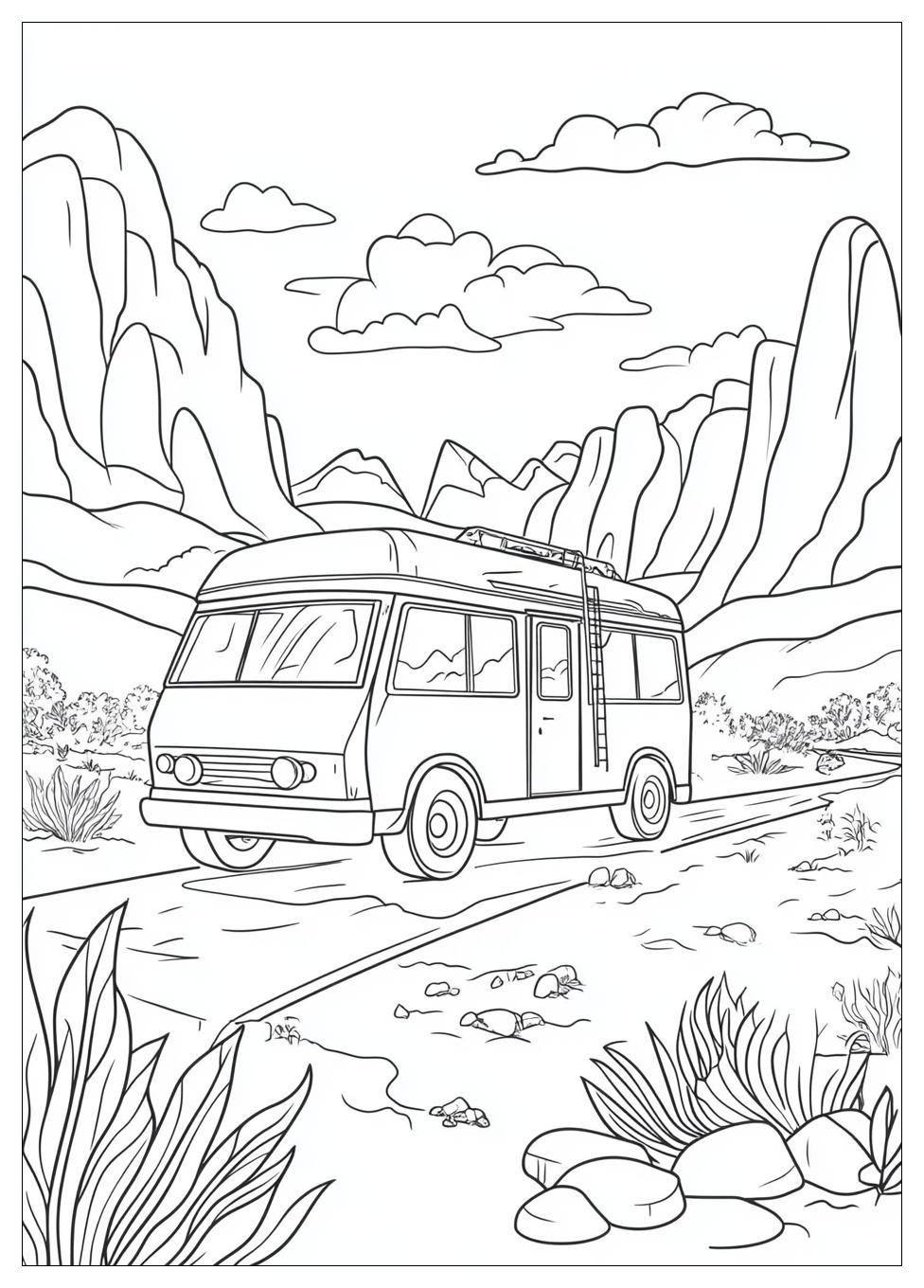 Road Trip Coloring Pages-12