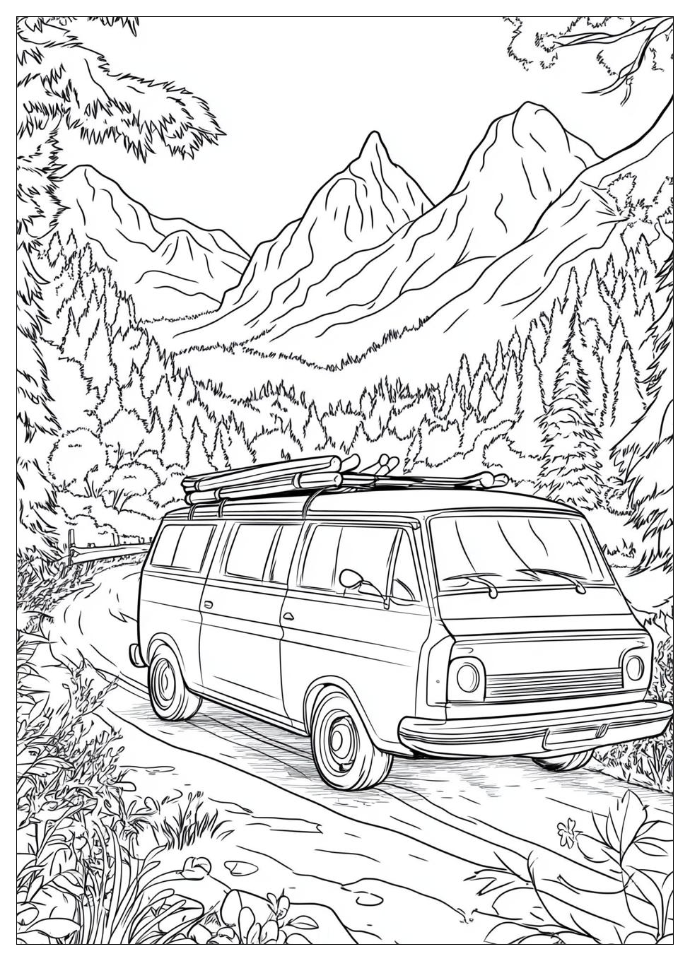 Road Trip Coloring Pages-19