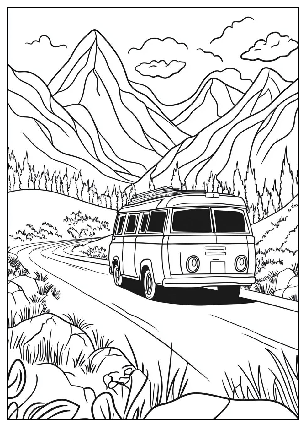 Road Trip Coloring Pages-2