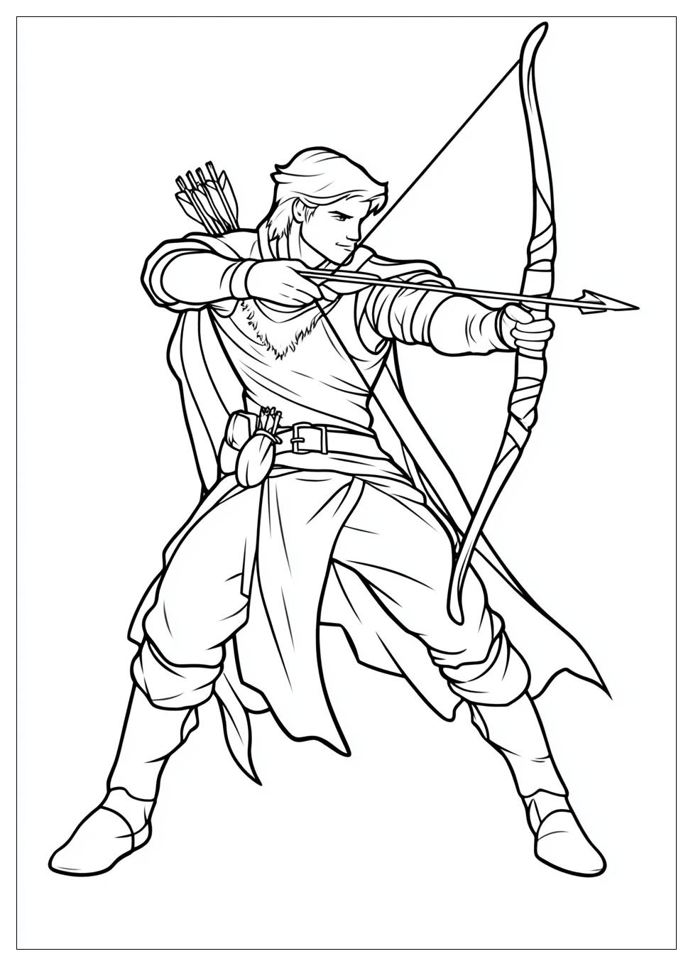 Robin Hood Coloring Pages-1