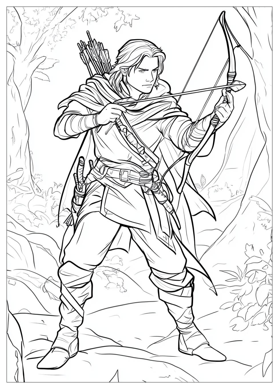 Robin Hood Coloring Pages-11