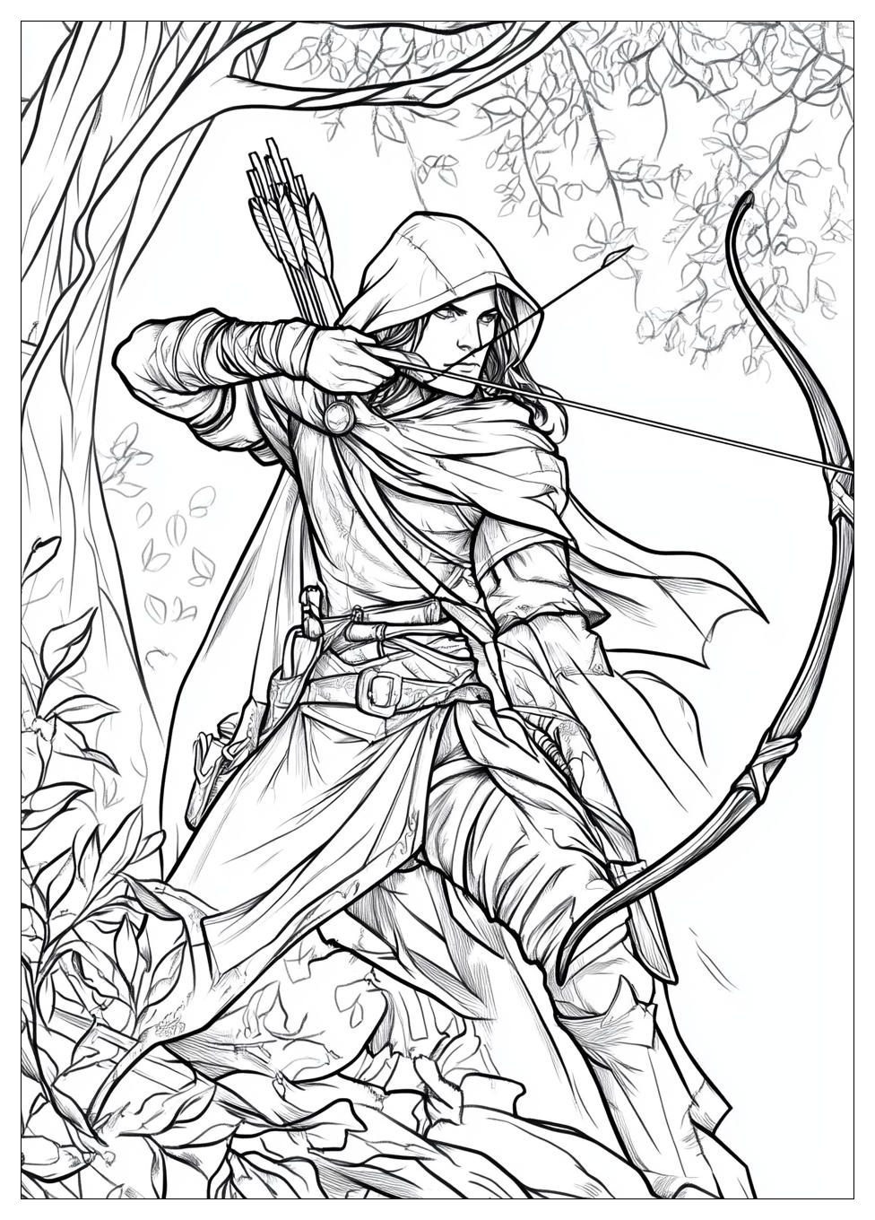 Robin Hood Coloring Pages-17