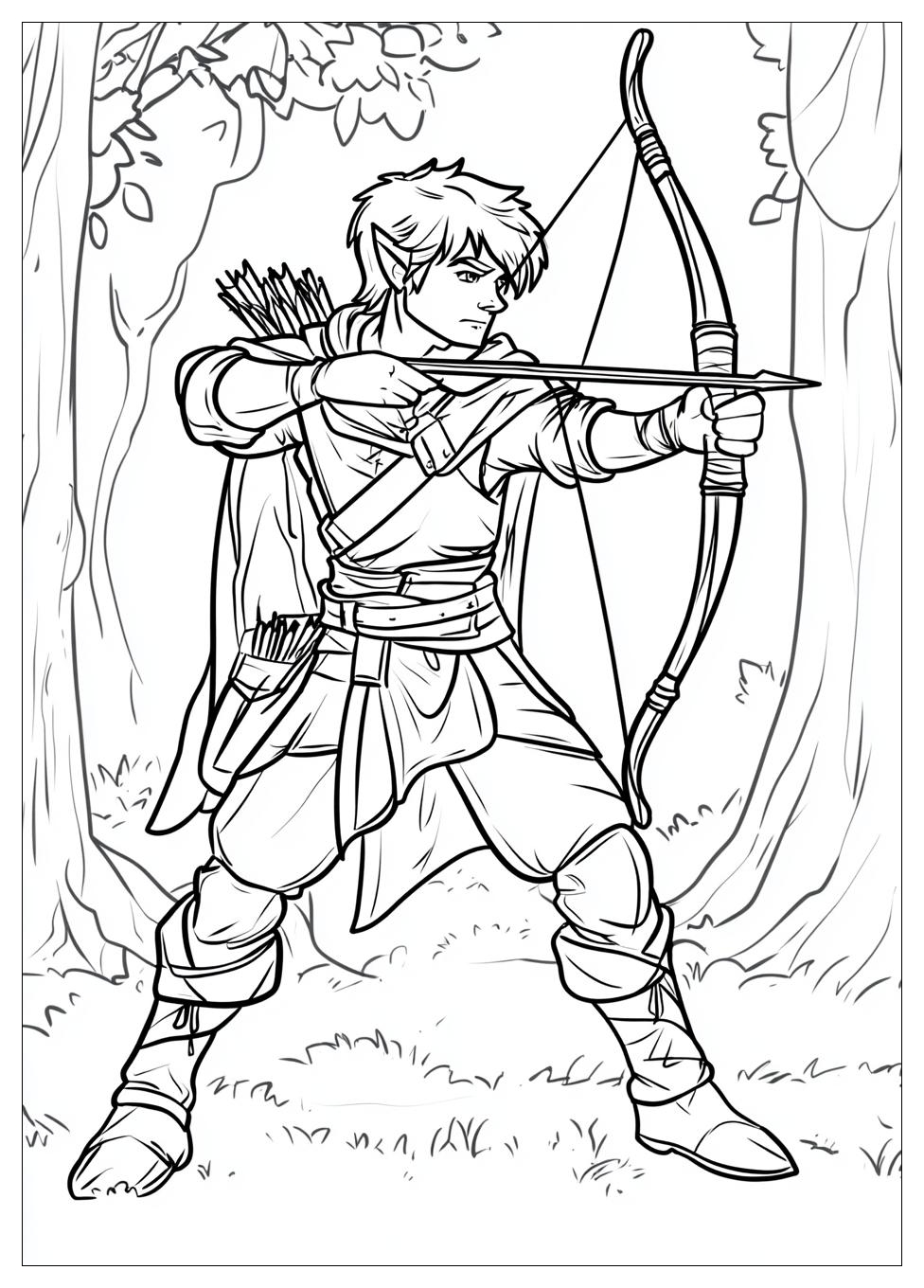 Robin Hood Coloring Pages-4