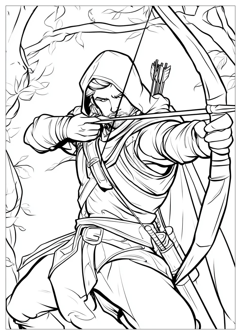Robin Hood Coloring Pages-9