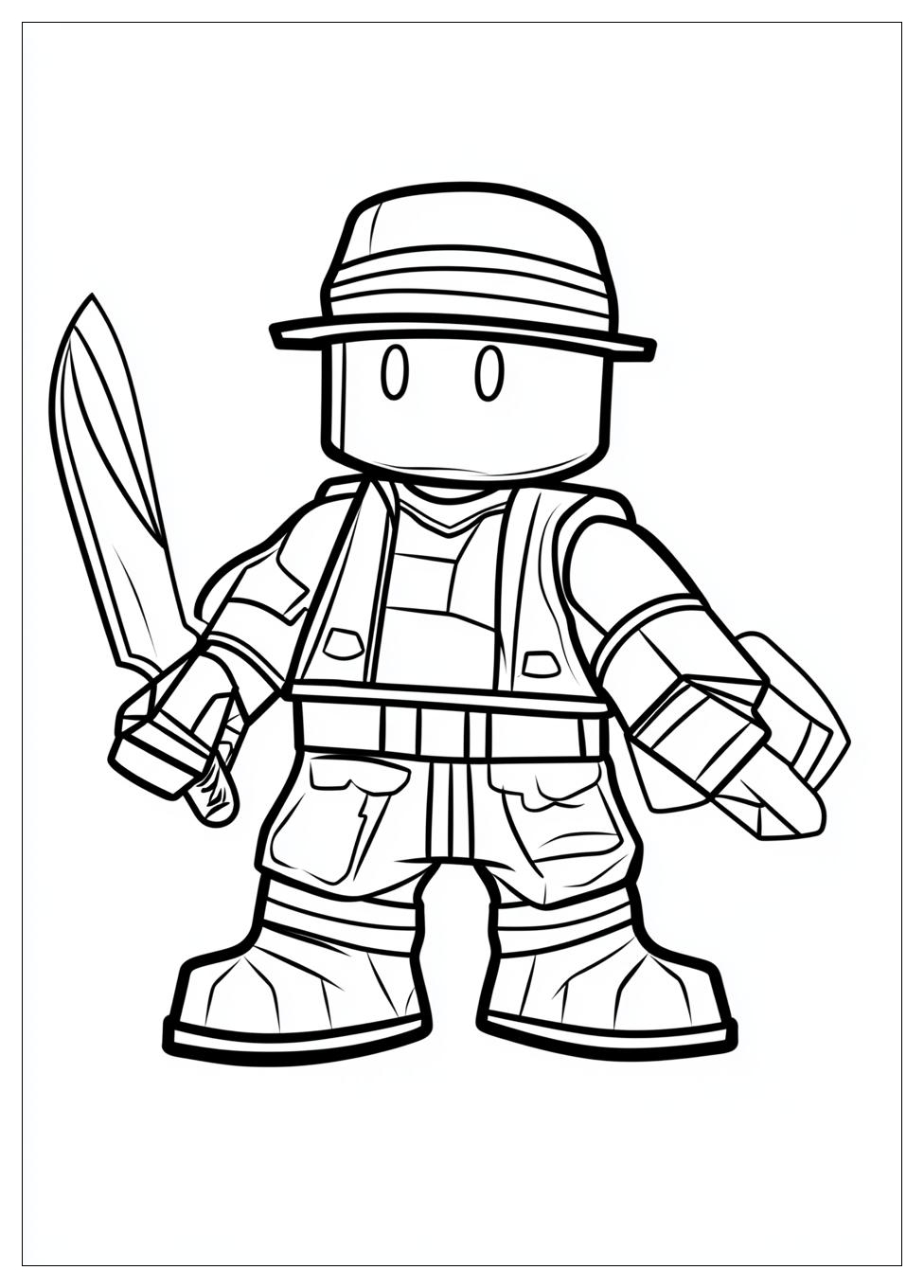 Roblox Coloring Pages-15
