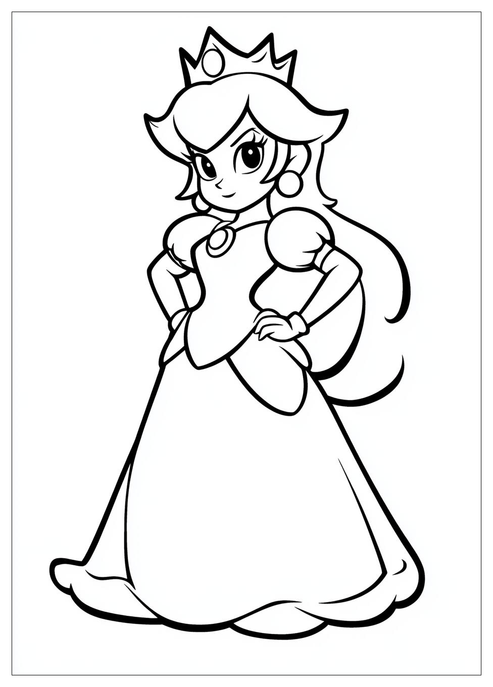 Rosalina Coloring Pages-1