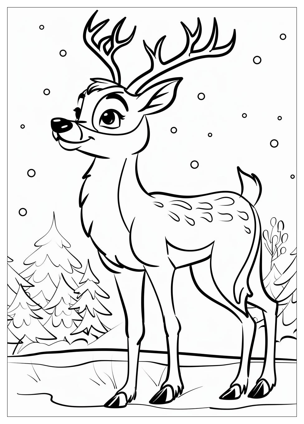 Rudolph Coloring Pages-12