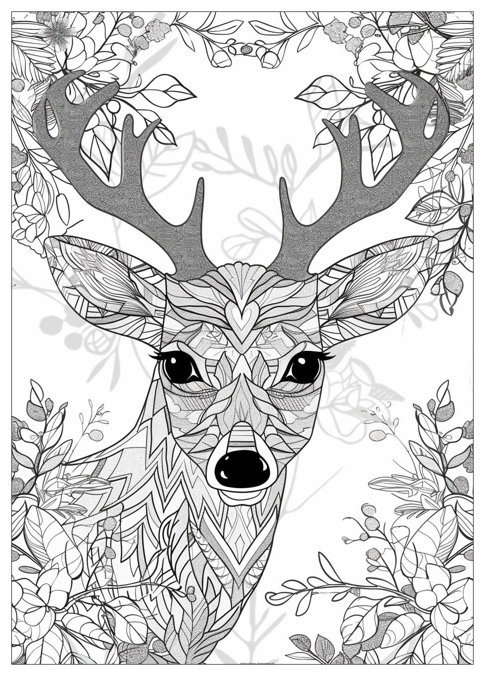 Rudolph Coloring Pages-18
