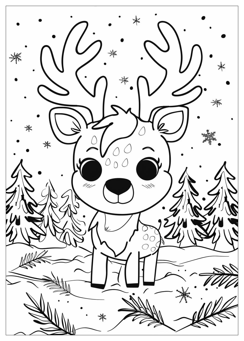Rudolph Coloring Pages-3