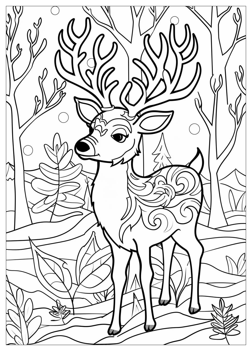 Rudolph Coloring Pages-4