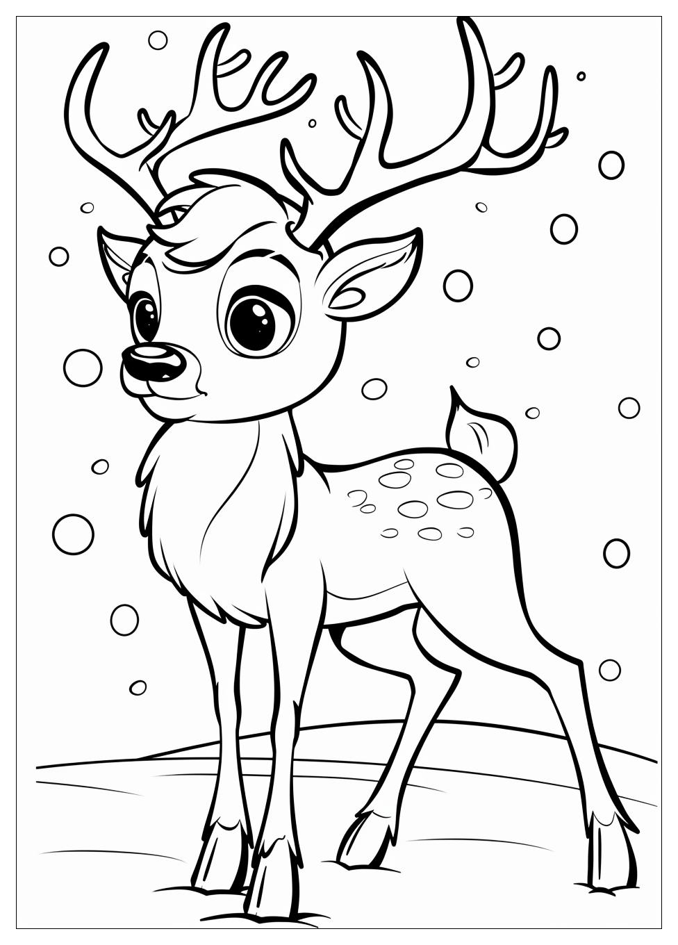 Rudolph Coloring Pages-5