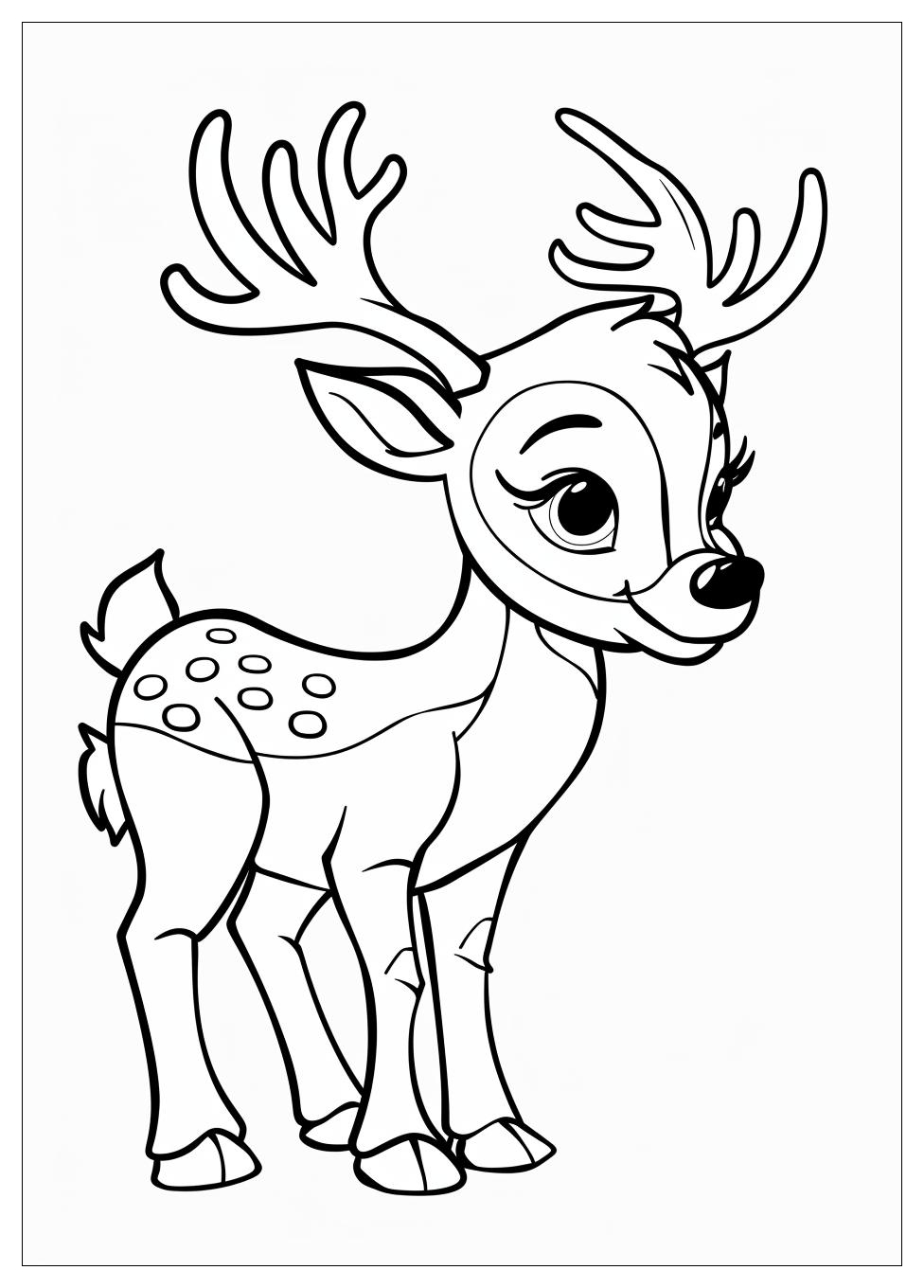 Rudolph Coloring Pages-6