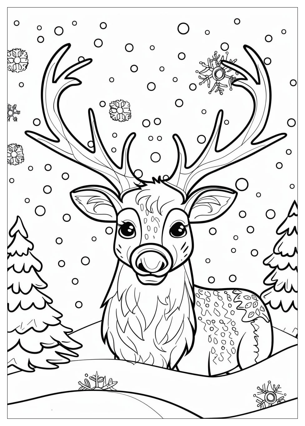 Rudolph Coloring Pages-7