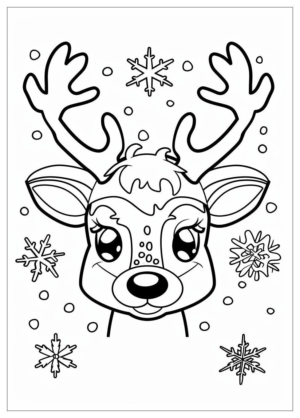 Rudolph Coloring Pages-8