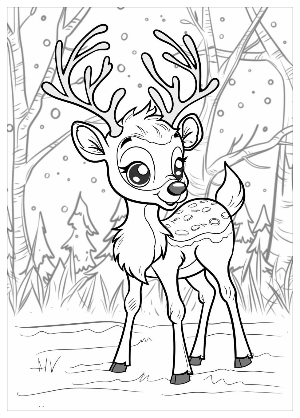 Rudolph Coloring Pages-9