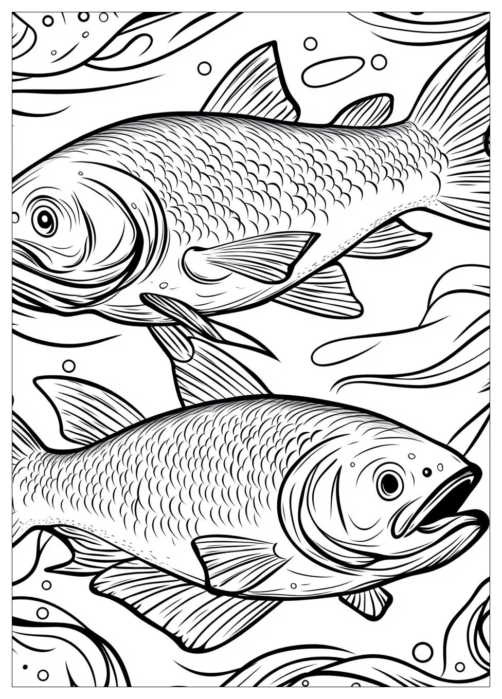 Salmon Coloring Pages-10