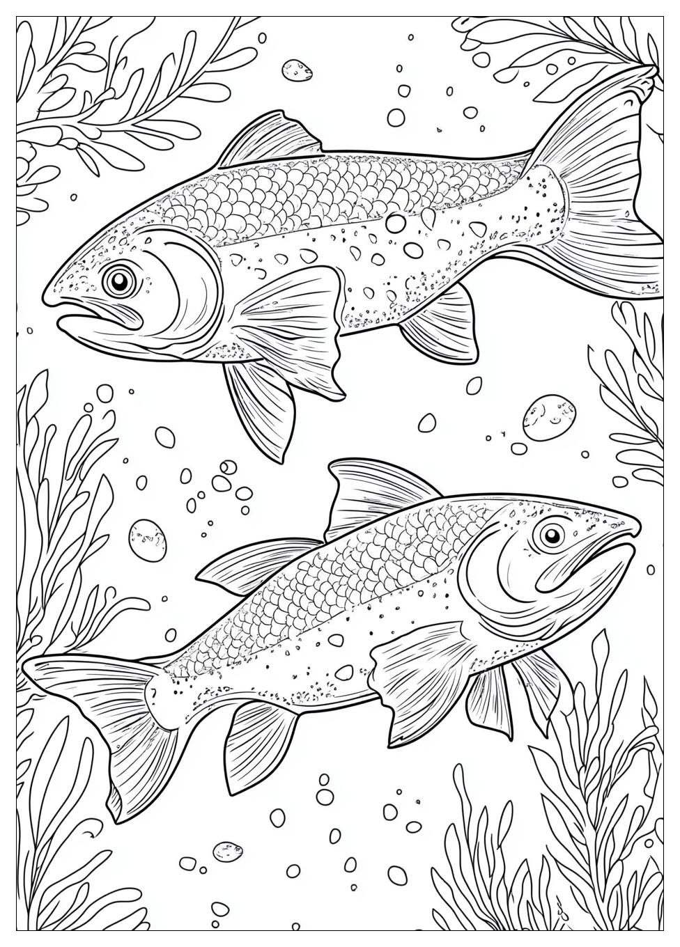 Salmon Coloring Pages-15