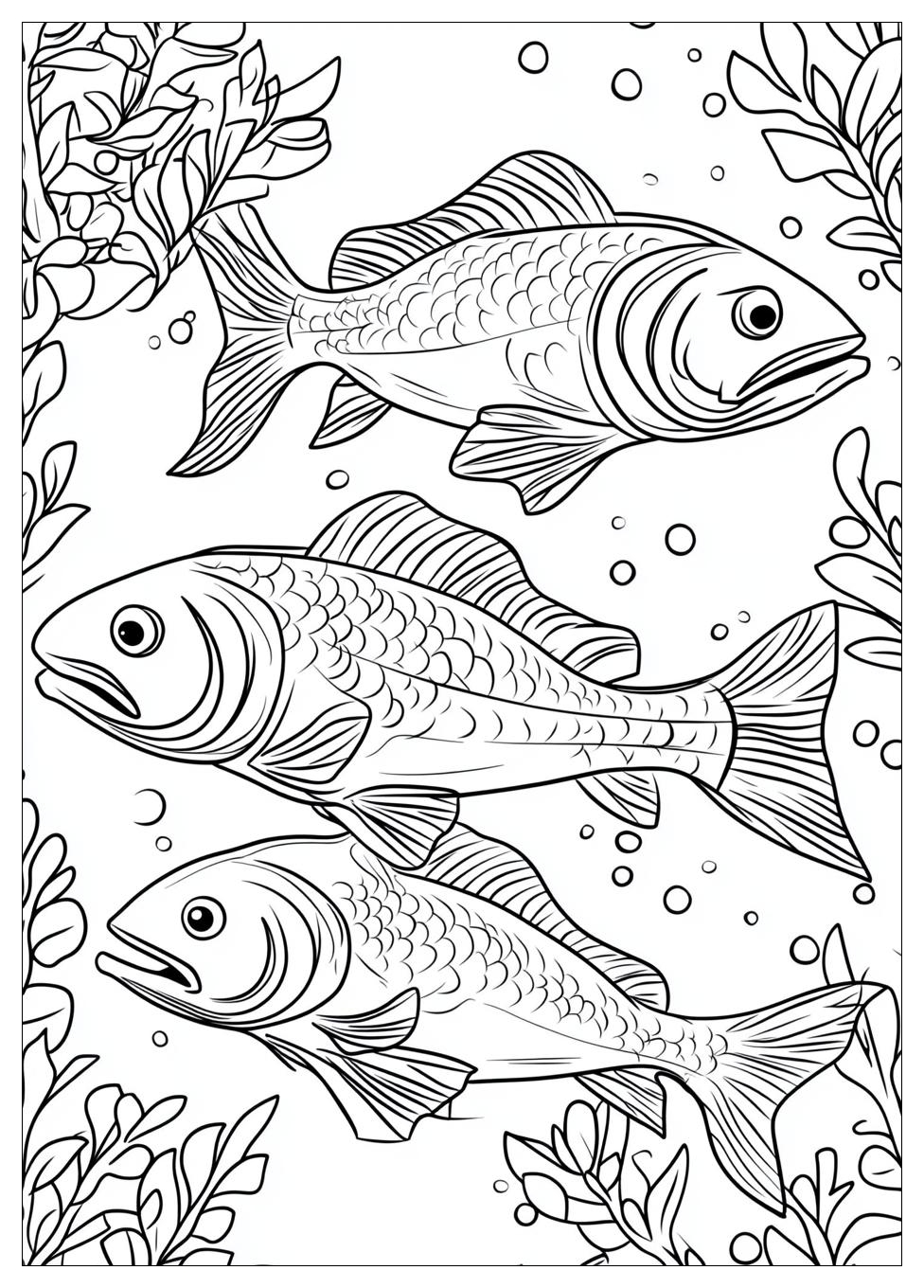 Salmon Coloring Pages-17