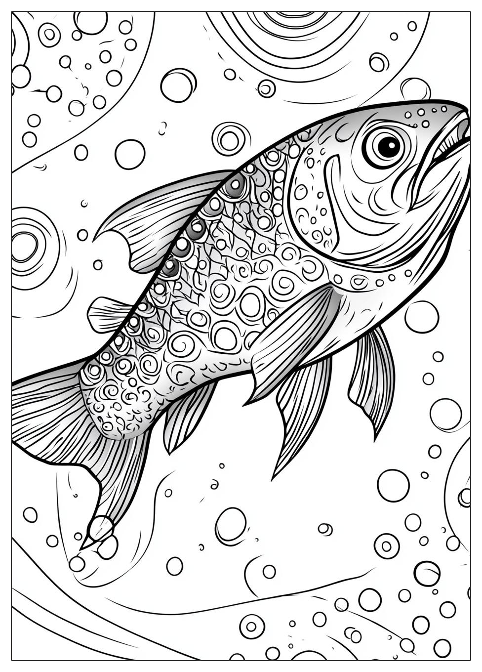 Salmon Coloring Pages-18