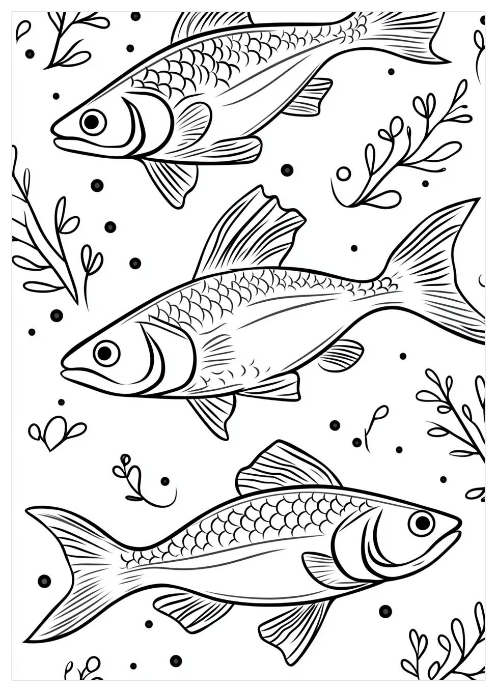 Salmon Coloring Pages-4