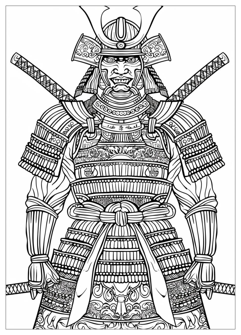 Samurai Coloring Pages-16
