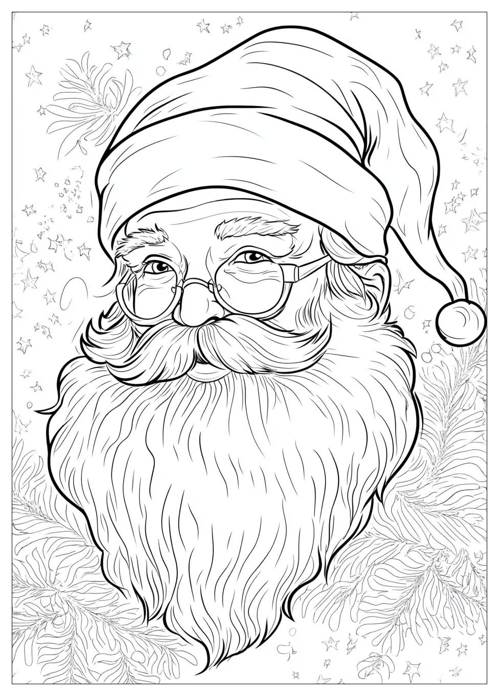 Santa Coloring Pages-13