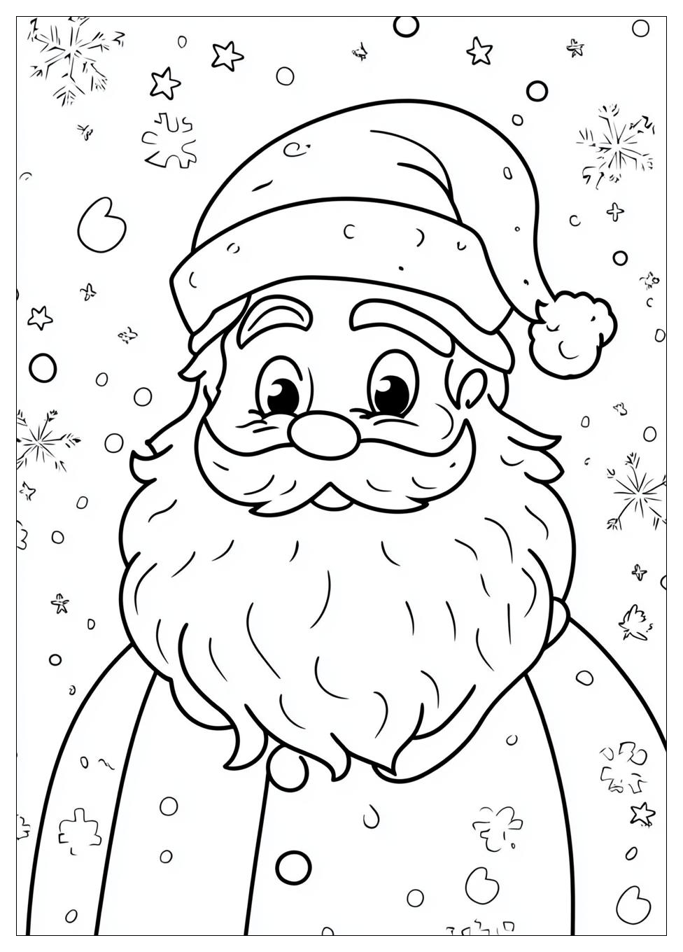 Santa Coloring Pages-14