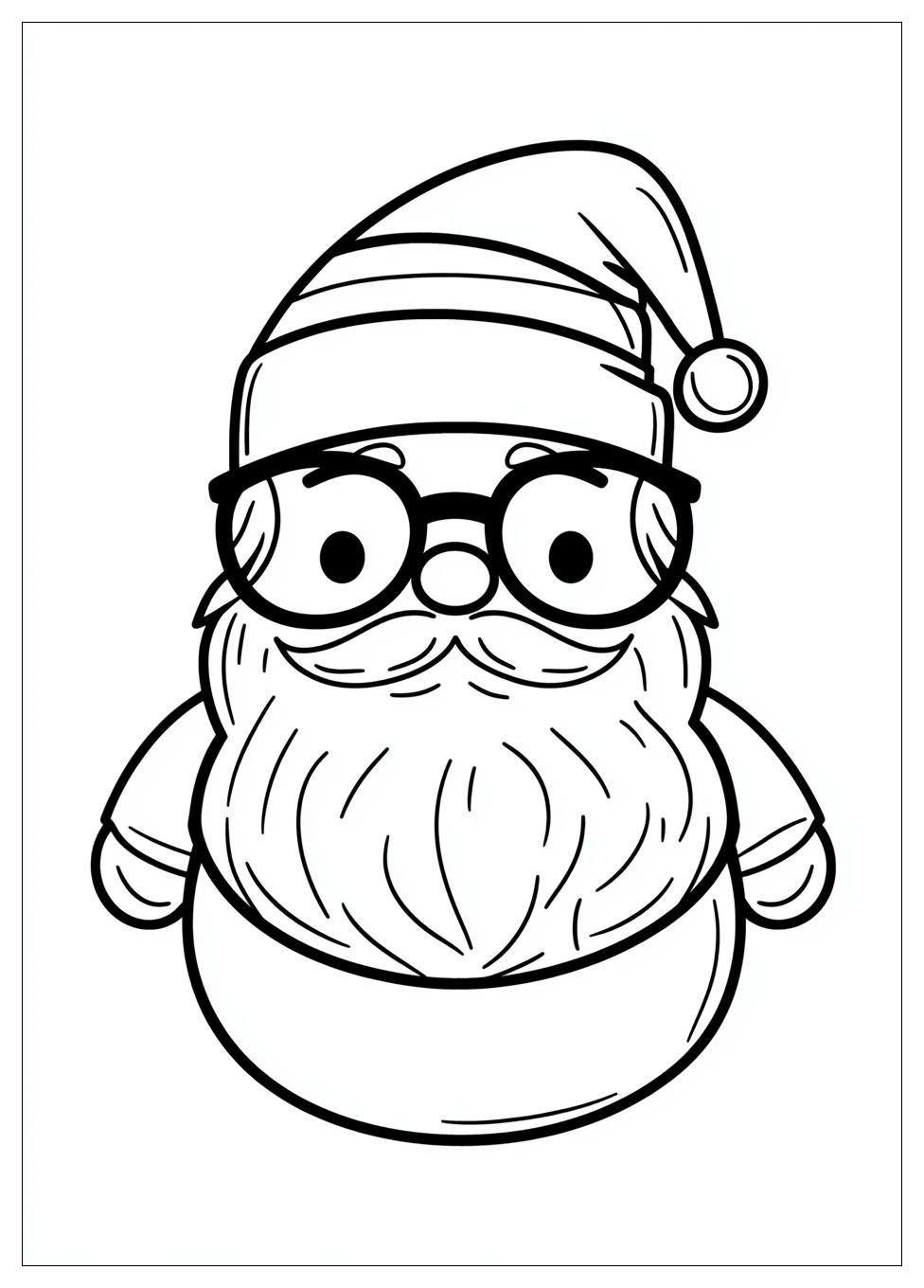 Santa Coloring Pages-16