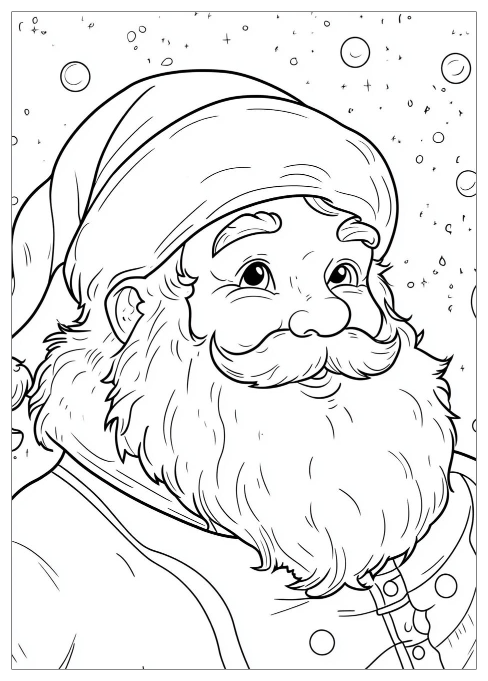 Santa Coloring Pages-17