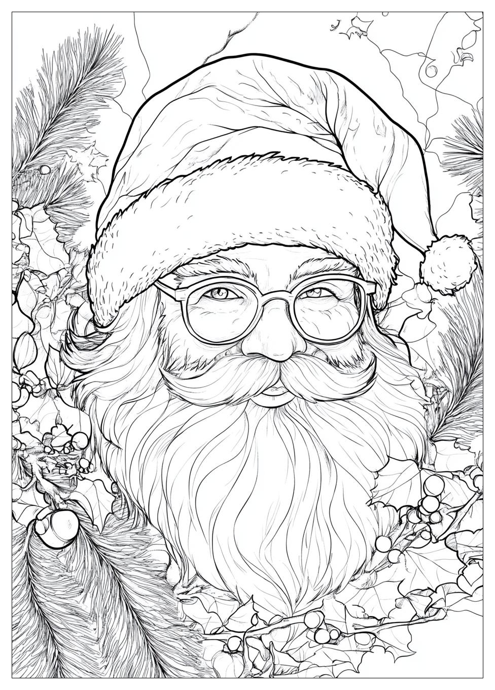 Santa Coloring Pages-18
