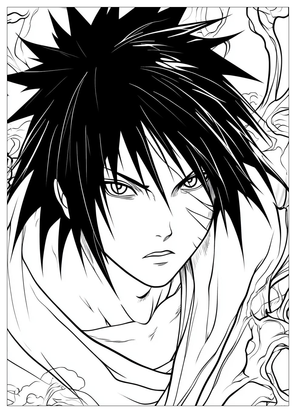 Sasuke Coloring Pages-1